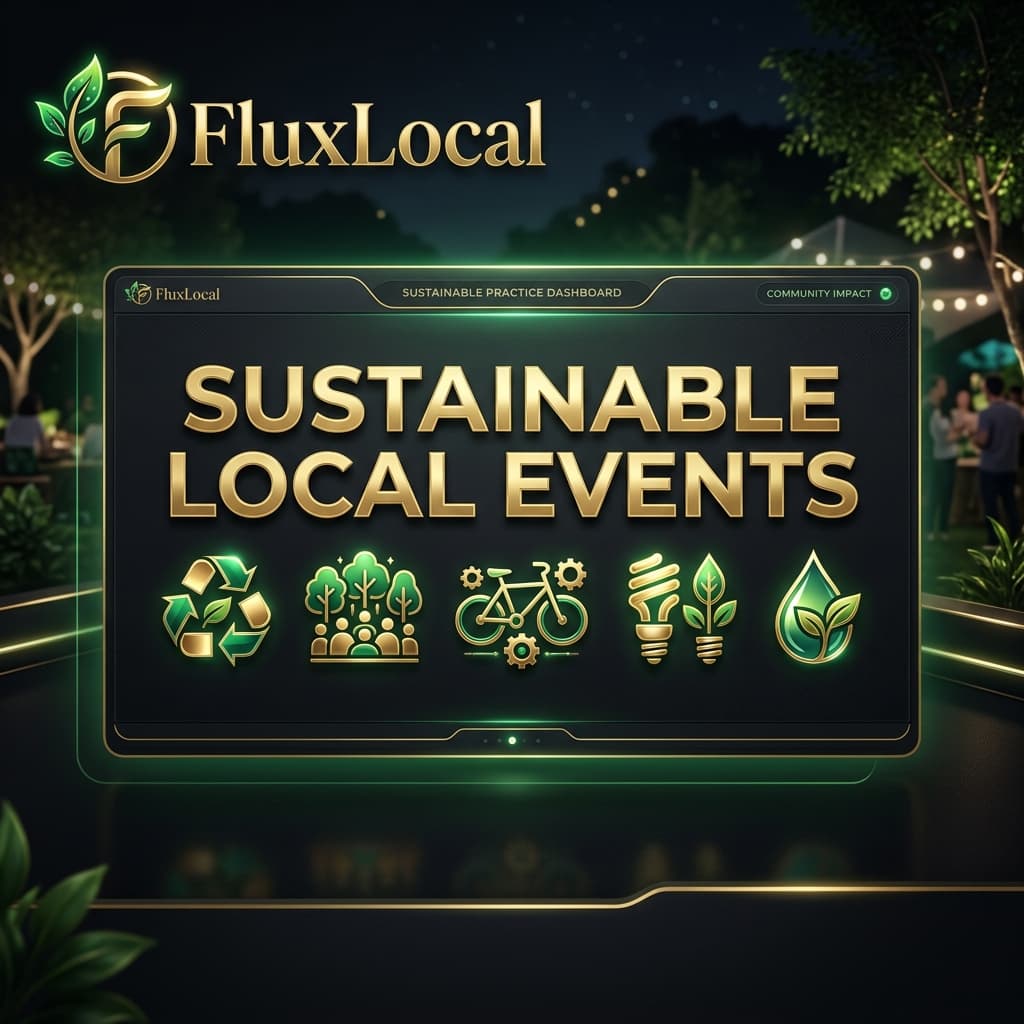 Sustainable Event Practices for Communities with FluxLocal